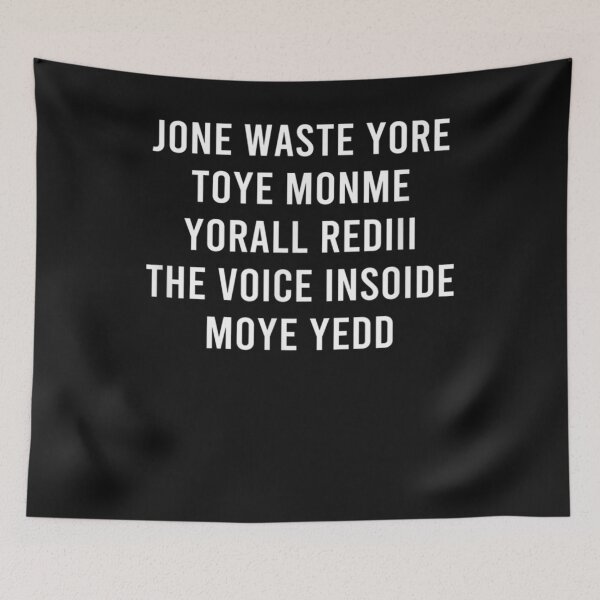 Item preview, JONE WASTE YORE TOYE MONME YORALL REDIII T-Shirt  designed and sold by Lukifo-Complex.