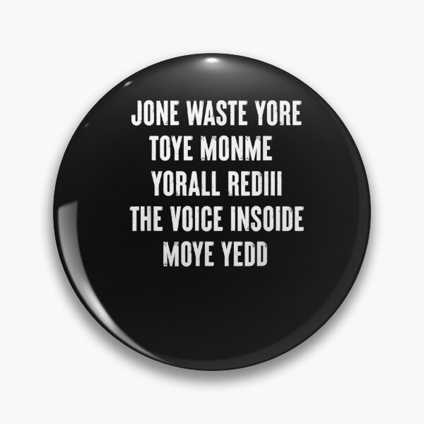 Item preview, JONE WASTE YORE TOYE MONME YORALL REDIII T-Shirt designed and sold by Lukifo-Complex.