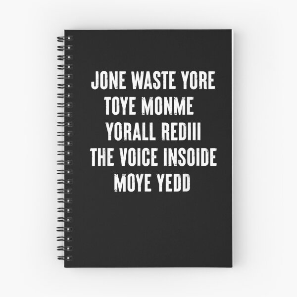 Item preview, JONE WASTE YORE TOYE MONME YORALL REDIII T-Shirt designed and sold by Lukifo-Complex.