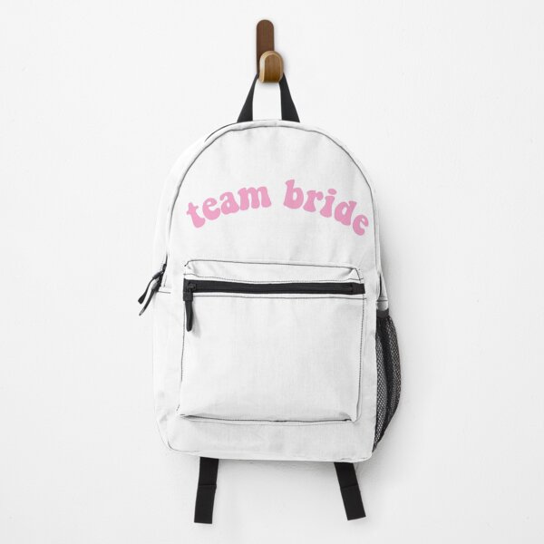 Item preview, Team Bride Hot Pink Curve Retro Aesthetic Design designed and sold by allymadethis.