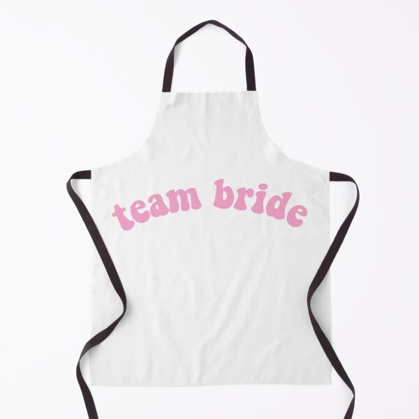 Item preview, Team Bride Hot Pink Curve Retro Aesthetic Design designed and sold by allymadethis.