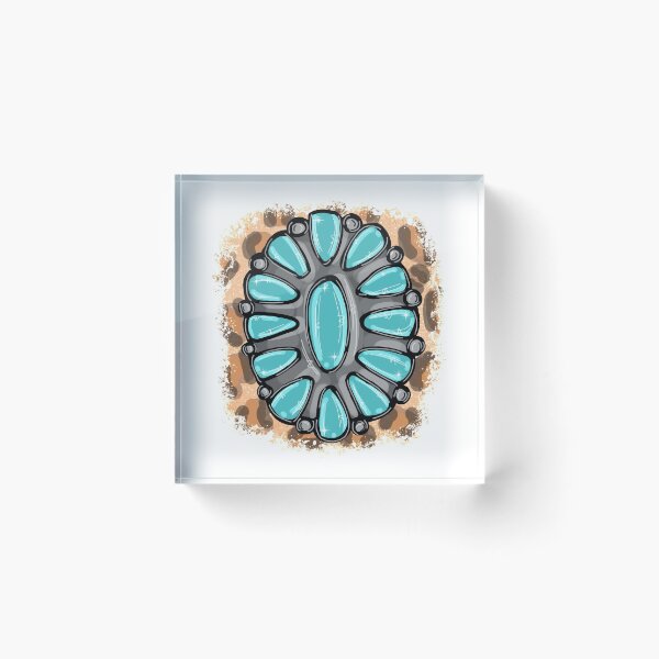 Item preview, Turquoise Leopard designed and sold by mbstickerco20.