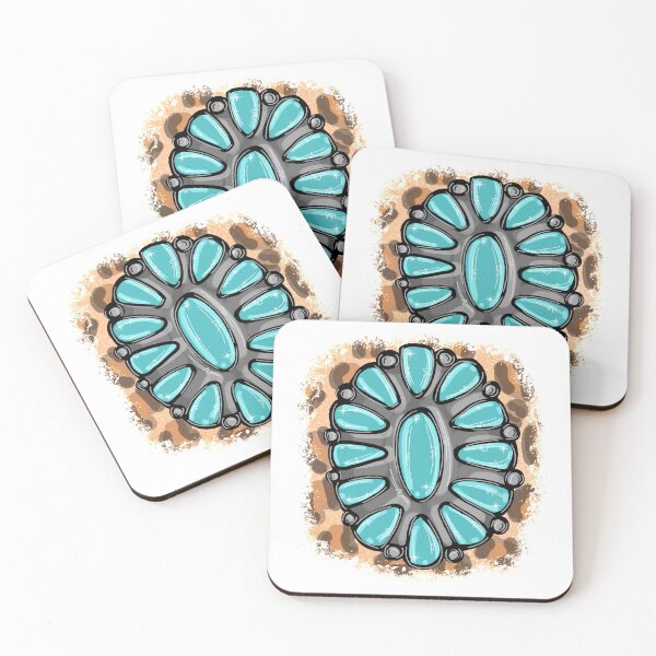 Item preview, Turquoise Leopard designed and sold by mbstickerco20.