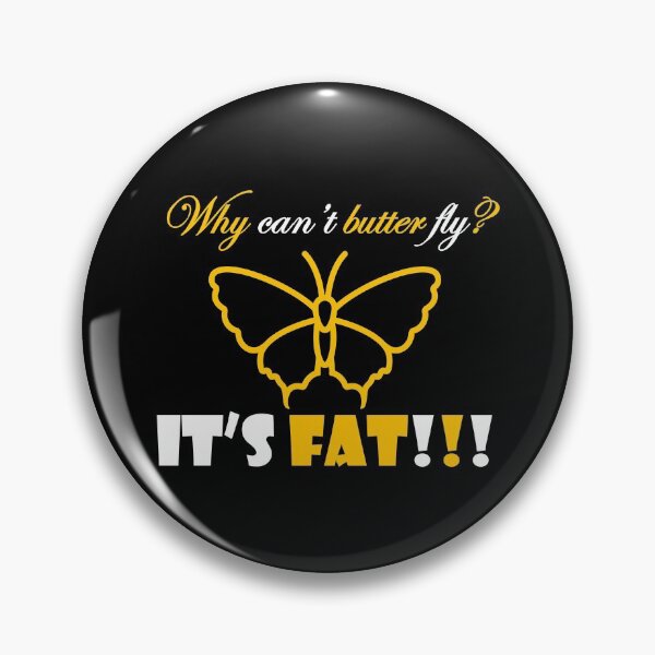 Artikelvorschau, Schmetterling ~ Warum kann Butter nicht fliegen? YW entworfen und verkauft von Boakes-Digital.