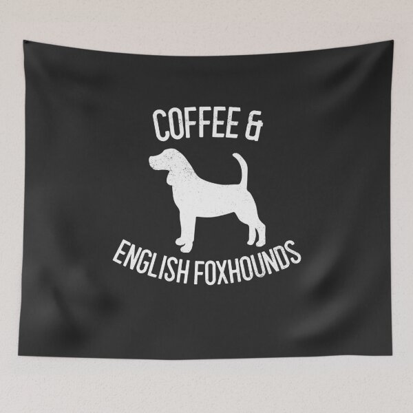 Item preview, Coffee & English Foxhounds Dog Lover Gift designed and sold by EricJP.
