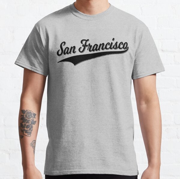 SAN FRANSCISCO CALIFORNIA SPORTS SCRIPT (ORANGE) Sticker for Sale by  enigmaticone