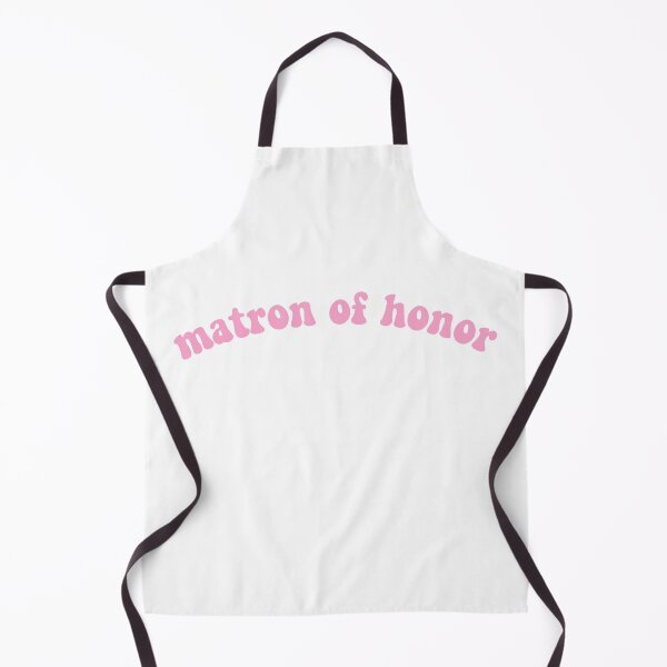 Item preview, Matron of Honor Hot Pink Curve Retro Aesthetic Design designed and sold by allymadethis.