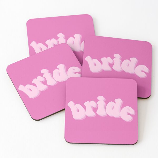 Item preview, Bride Hot Pink Curve Retro Aesthetic Design designed and sold by allymadethis.