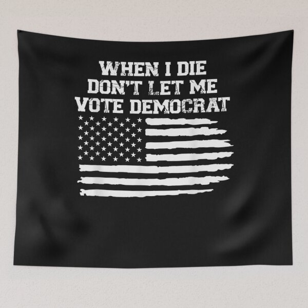 Item preview, When I Die Don't Let Me Vote Democrat T-Shirt  designed and sold by Lukifo-Complex.