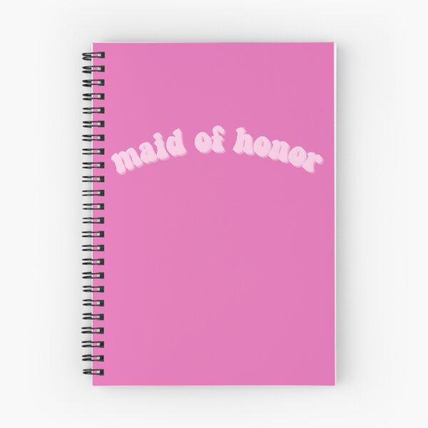 Item preview, Maid of Honor Hot Pink Curve Aesthetic Design designed and sold by allymadethis.