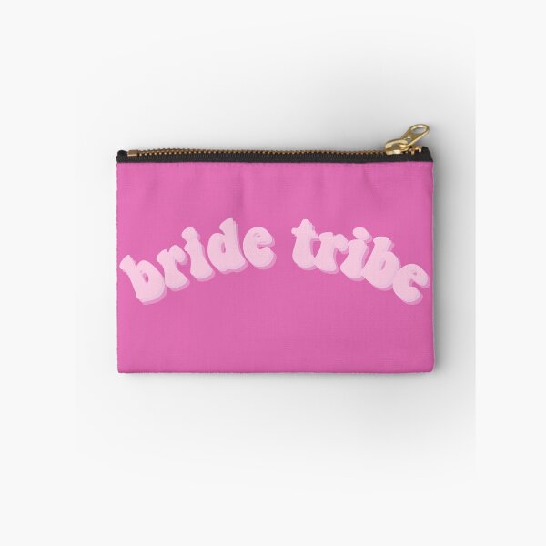 Item preview, Bride Tribe Hot Pink Curve Retro Aesthetic Design designed and sold by allymadethis.