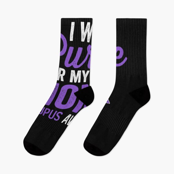 Item preview, I Wear Purple For My Mom Lupus Disease Awareness Quote Gift  designed and sold by venitamara.