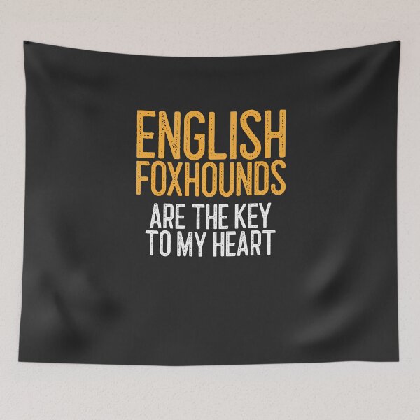 Item preview, English Foxhounds Are The Key To My Heart Dog Lover Gift designed and sold by EricJP.