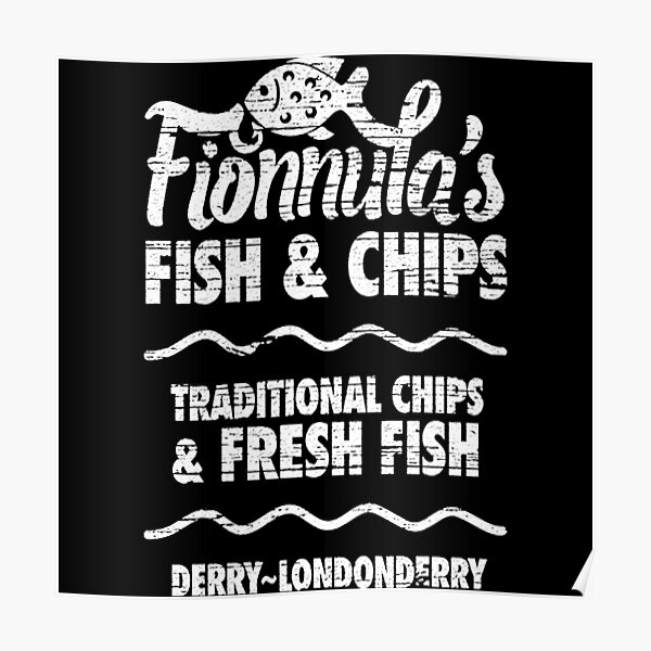 Best Fish and Chips in Northern Ireland Poster
