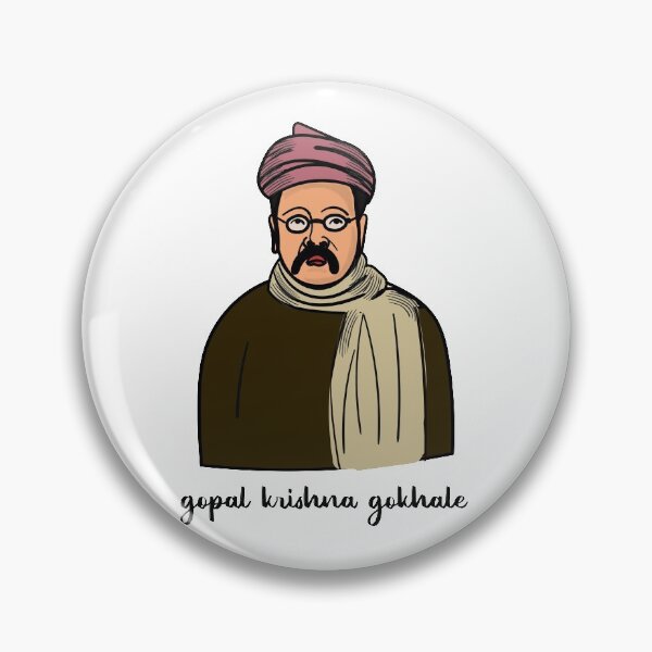 Item preview, Gopal Krishna Gokhale poster | Gopal Krishna Gokhale painting  designed and sold by KARTICK DUTTA.