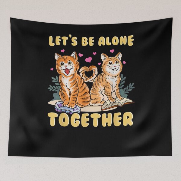 Item preview, Gamer Reading Couple Inspired Cat Relationship Related Coupl Gift  designed and sold by venitamara.