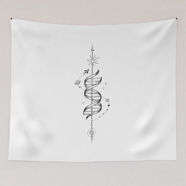 Item preview, Microscopic DNA structure in Galaxy designed and sold by Manda Creates.