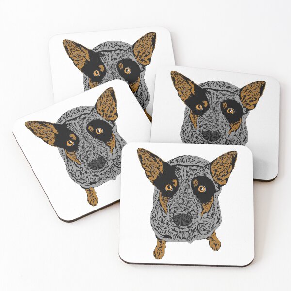Item preview, Sitting Blue Heeler (Australian Cattle Dog) Heeling Heeler designed and sold by sidehustledog.