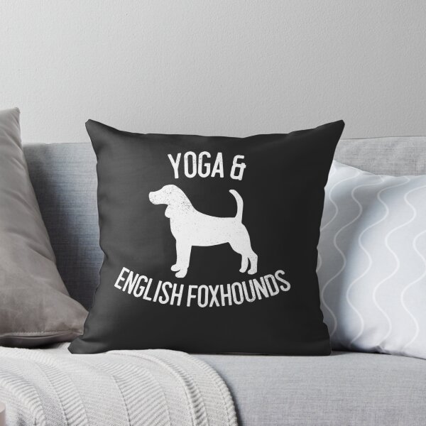 Item preview, Yoga & English Foxhounds Dog Lover Gift designed and sold by EricJP.