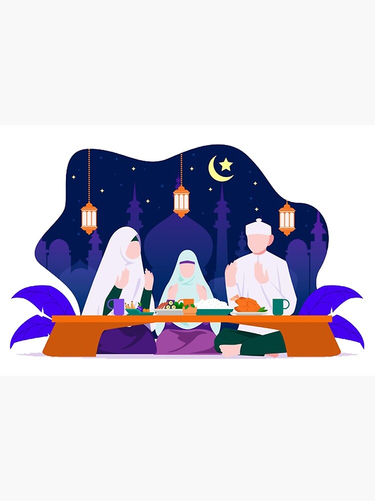 "breaking the fast" Poster by sumonggoo | Redbubble