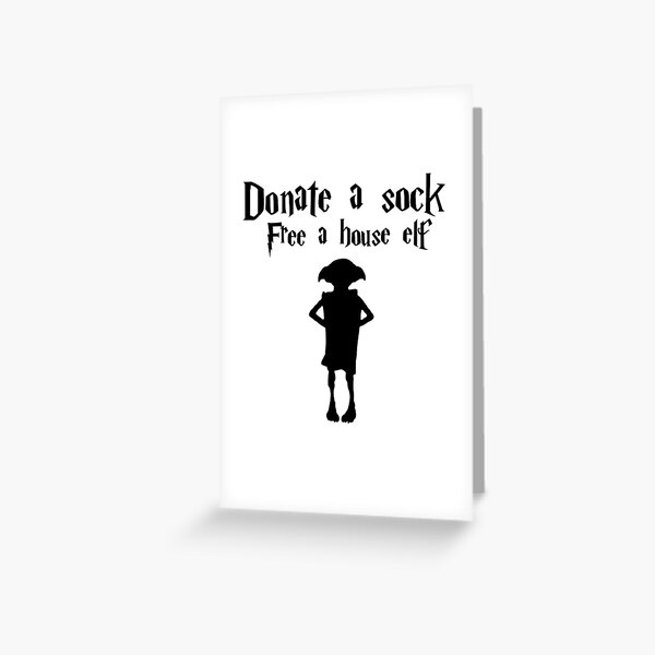 Item preview, Donate a sock free a house elf designed and sold by anobimavel1.