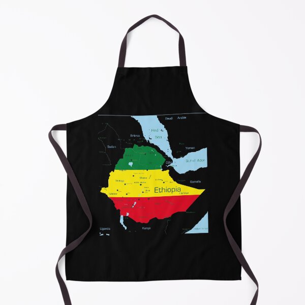 Item preview, Ethiopia Map Ethiopian Habesha Flag Location And Pride designed and sold by chezeva.