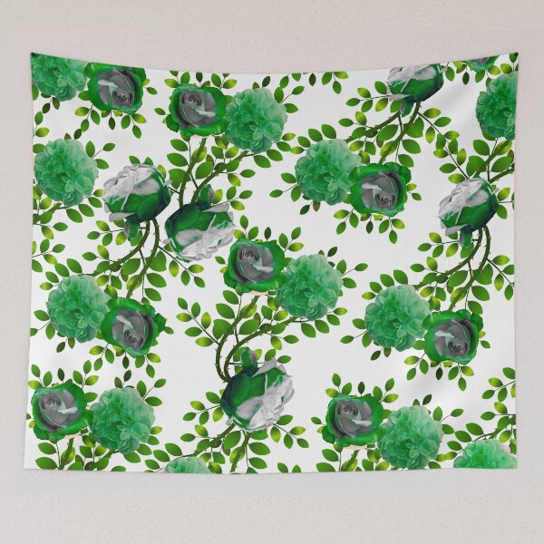 Item preview, Green floral designed and sold by cizito.