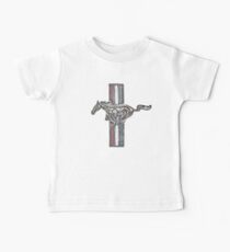 ford mustang, colored logo Baby T-Shirt