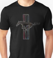 ford mustang, colored logo Unisex T-Shirt