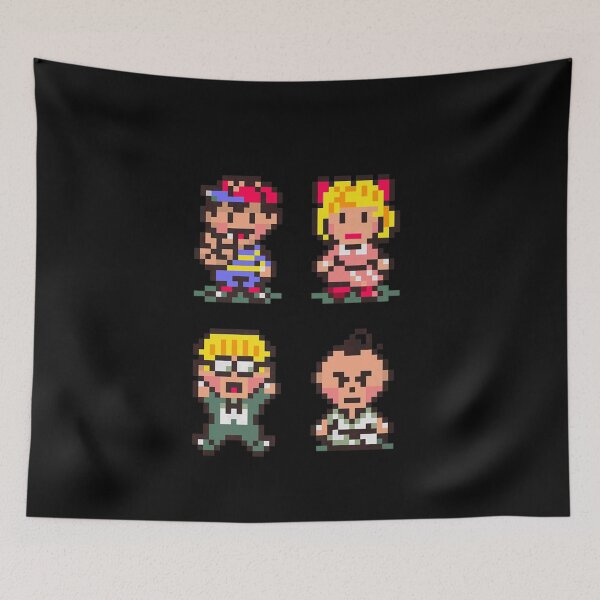 Item preview, Earthbound Mother 2 Ness Paula Jeff Poo Shirt designed and sold by HammonArt.