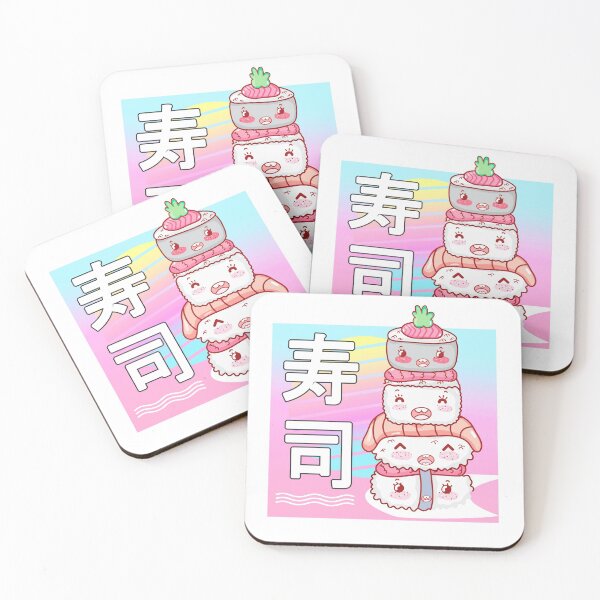 Item preview, Sushi Kawaii 90s Japanese Retro designed and sold by Meliafroggy.