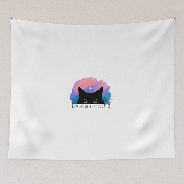 Item preview, Home is where your cat is  designed and sold by GirlClanCo.