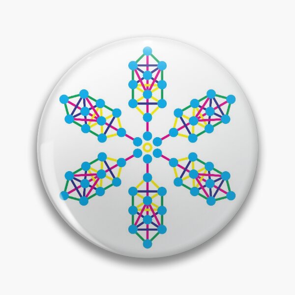 Item preview, Kabbalah Snowflake Mandala designed and sold by hockeng.