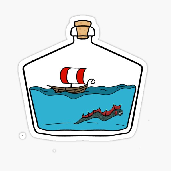 Item preview, Valheim in a bottle designed and sold by Jackaliter.