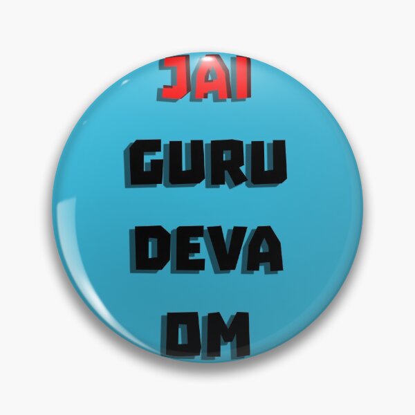 Item preview, Jai Guru Deva Om designed and sold by QuotesDogma.
