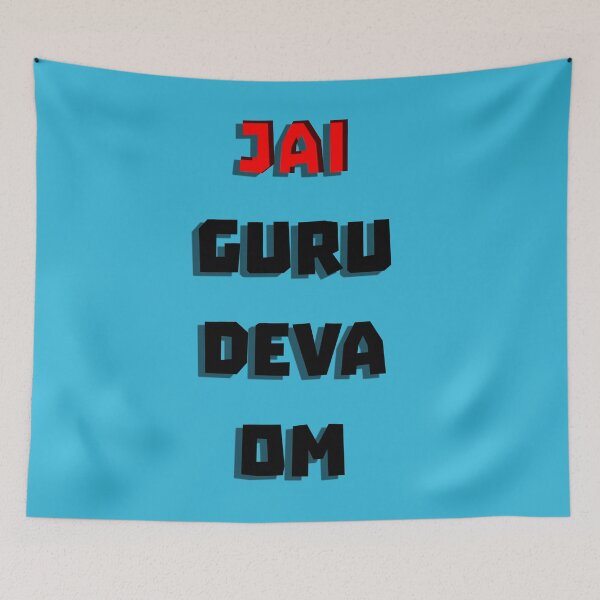Item preview, Jai Guru Deva Om designed and sold by QuotesDogma.