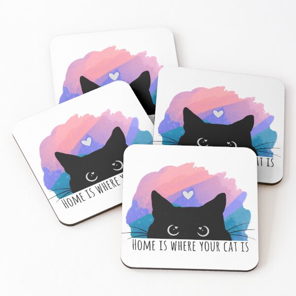 Item preview, Home is where your cat is  designed and sold by GirlClanCo.
