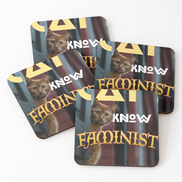 Item preview, Cats know faminist designed and sold by Chill Freak.