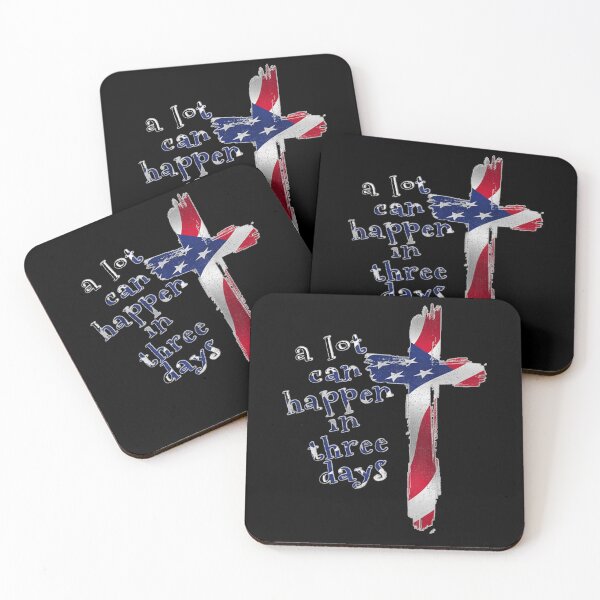 Item preview, A Lot Can Happen In Three Days Christian Easter Usa Flag Gift  designed and sold by venitamara.