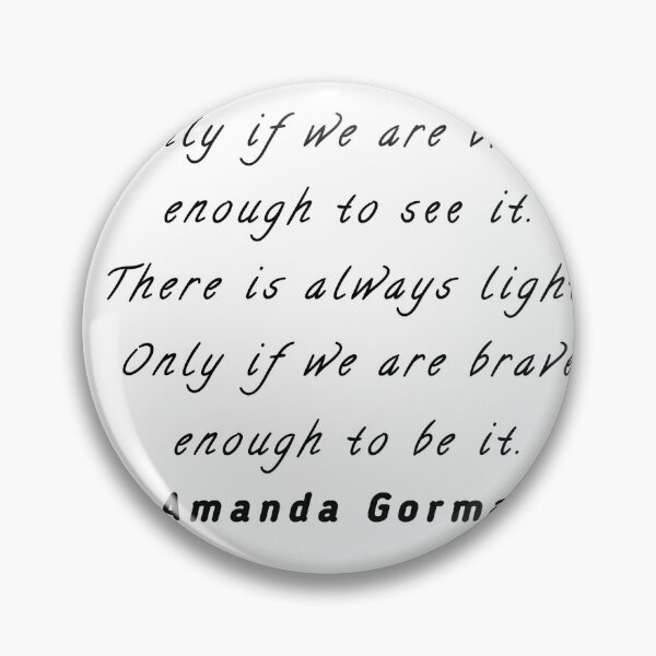 Item preview, Amanda Gorman quote  designed and sold by NGstil.