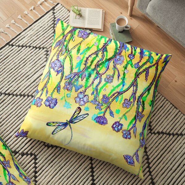 Flower Veil Floor Pillow