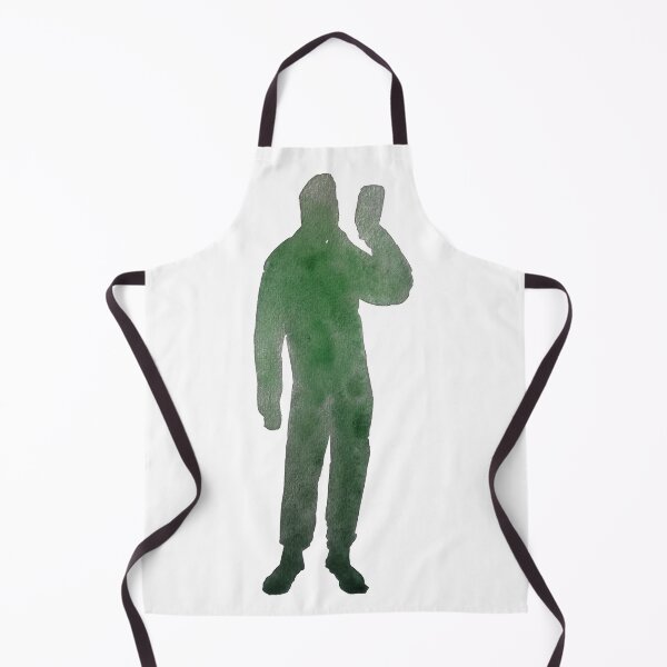 Item preview, Green watercolor selfie silhouette designed and sold by Solybowie.