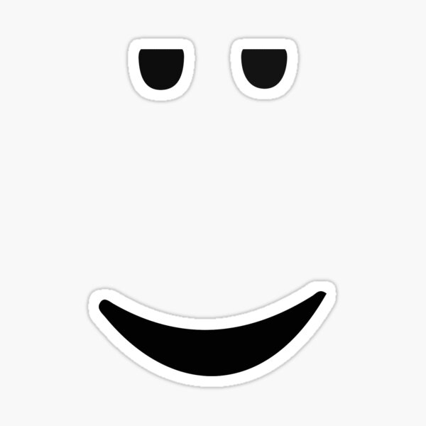 Roblox Face Stickers Redbubble - roblox emoji decal