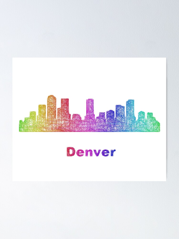 denver rainbow skyline