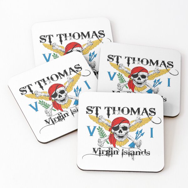 Item preview, St. Thomas Virgin Islands - Pirate Flag designed and sold by marquet65.