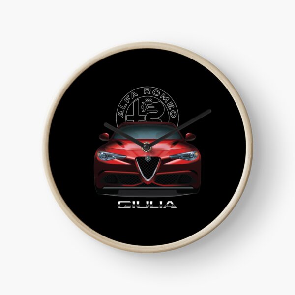 Alfa Romeo Giulia Quadrifoglio Gift For Fans, For Men and Women Clock