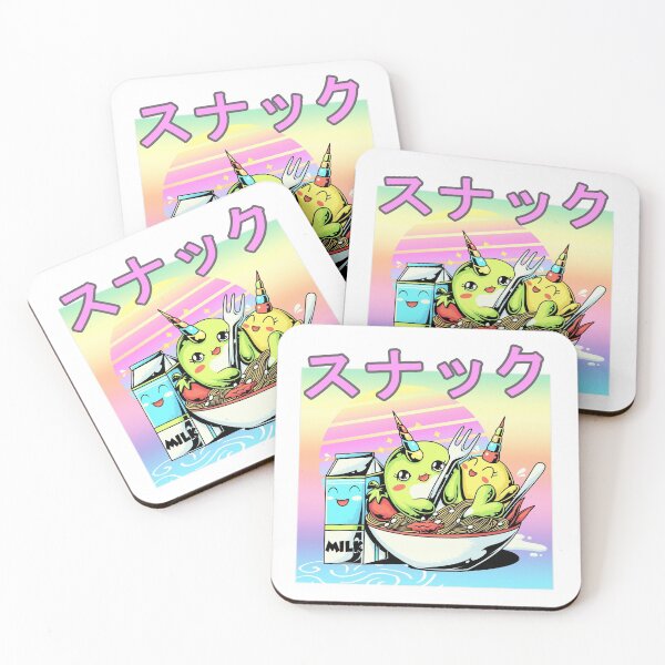 Item preview, Narwhal Ramen Kawaii 90s Japanese Retro designed and sold by Meliafroggy.