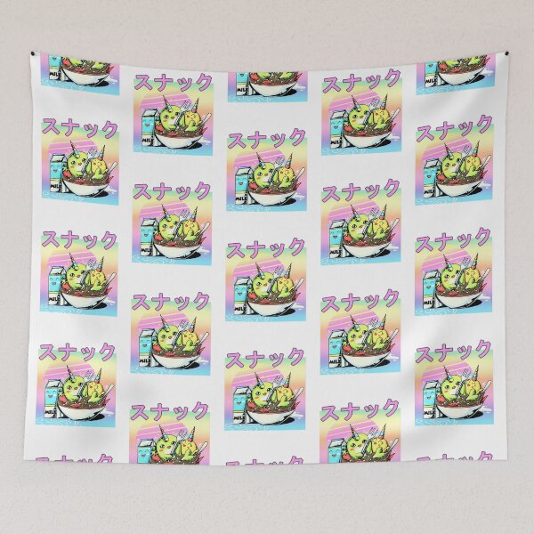Item preview, Narwhal Ramen Kawaii 90s Japanese Retro designed and sold by Meliafroggy.