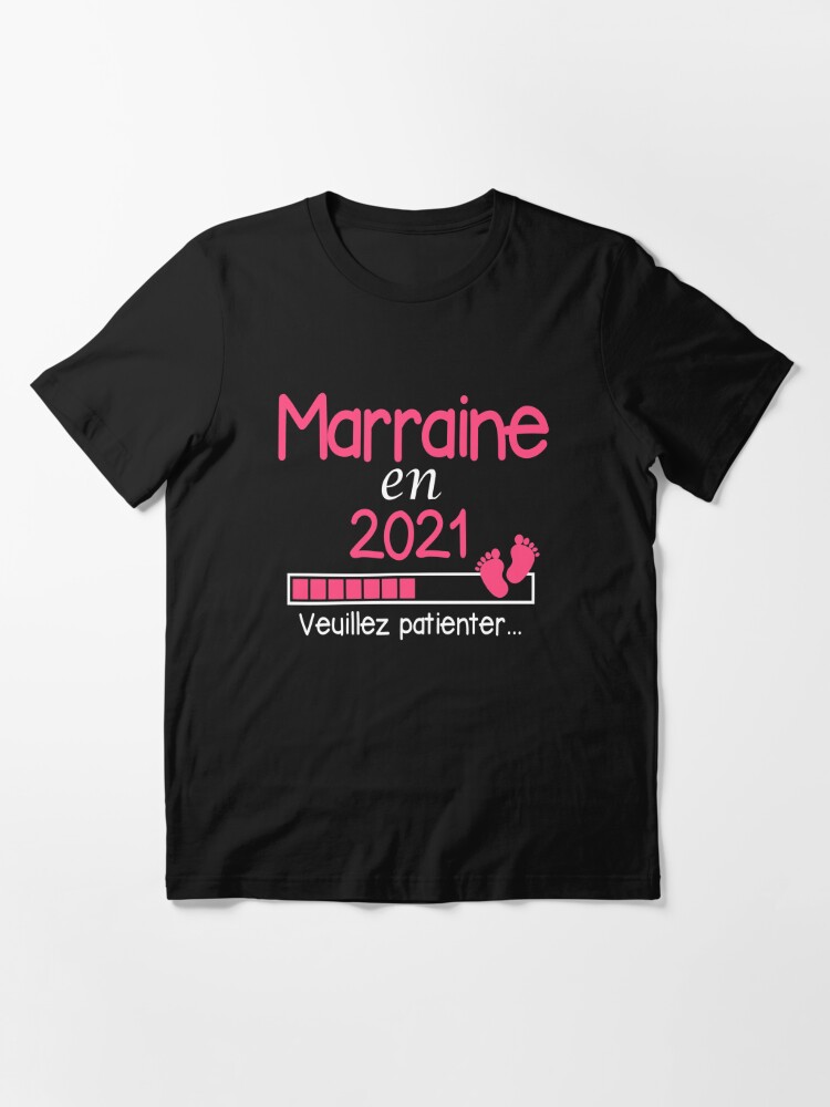 Marraine en 2021 Annonce de grossesse Essential T-Shirt for Sale by Niko  Samuel