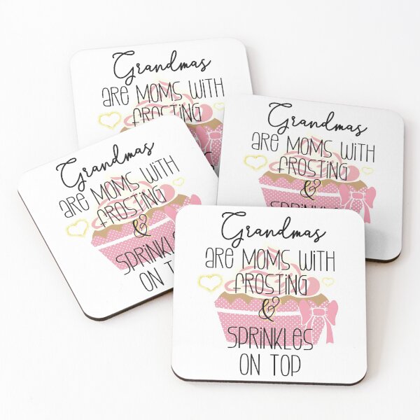 Item preview, Grandmas Are Moms With Frosting and Sprinkles On Top Cupcake designed and sold by BlossomSky.
